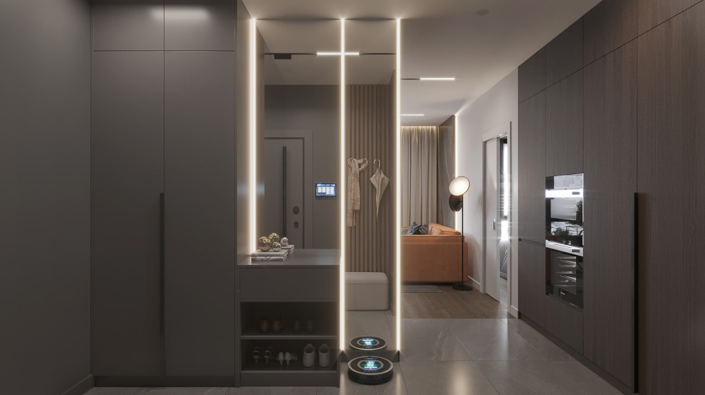 ДИЗАЙН ОДНОКОМНАТНОЙ КВАРТИРЫ 49 КВ.М