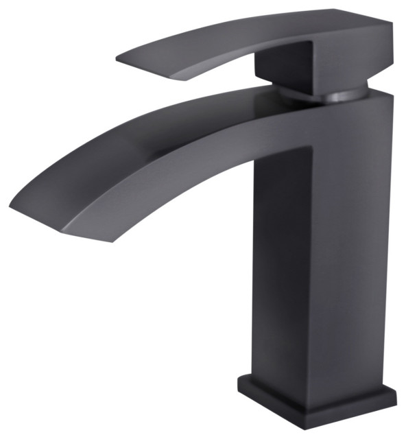 Stylish Single Hole Matte Black Bathroom Faucet Transitional Bathroom Sink Faucets By Stylish International Inc Houzz