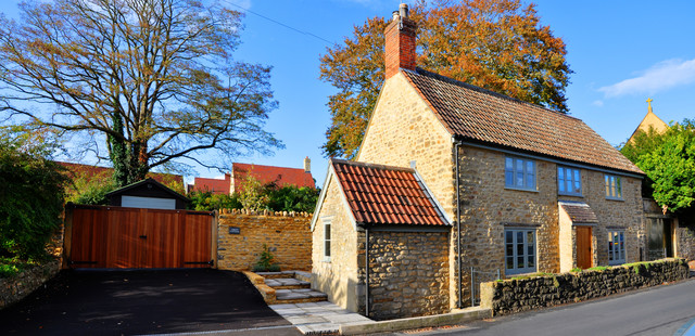 Tisbury Cottage lantlig-fasad