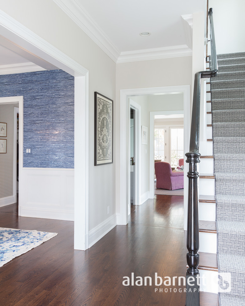 Transitional foyer photo in New York