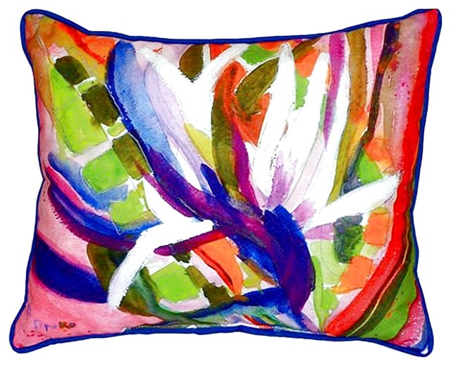Bird Of Paradise Extra Large Zippered Indoor/Outdoor Pillow ... Bird Of Paradise Extra Large Zippered Indoor/Outdoor Pillow ...