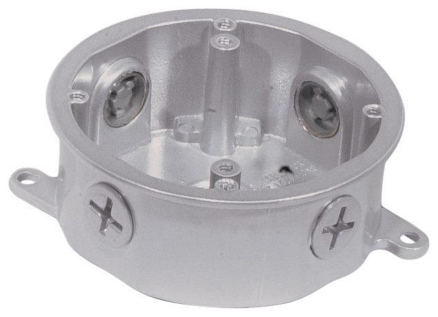 Nuvo Die Cast Junction Box Metallic Silver - Traditional - Lighting ...