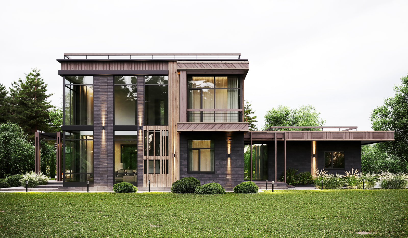 Современный коттедж в скандинавском стиле