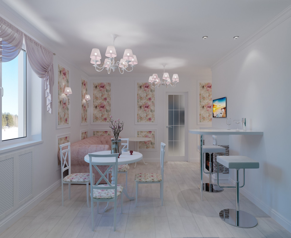 Дизайн - проект для романтичной, нежной и семейной женщины.