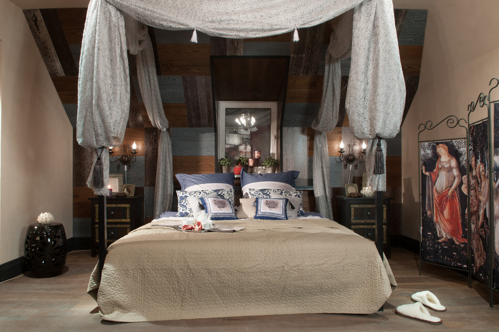 Яркие спальни