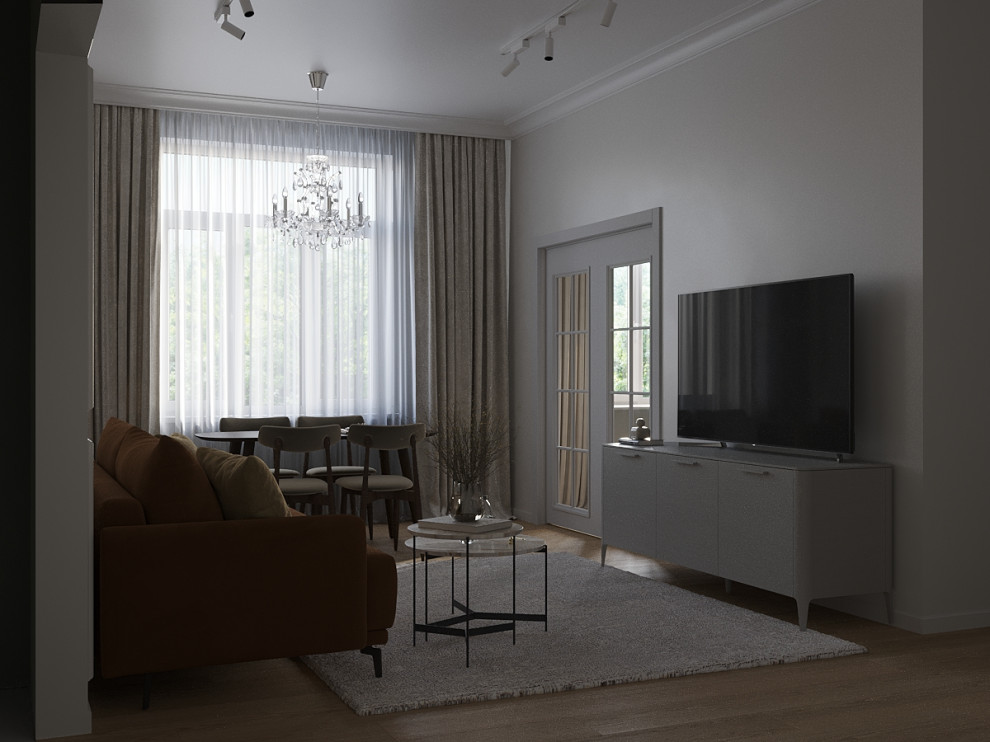 Кухня и гостиная