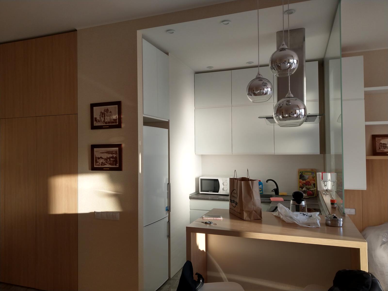 Avant et après. Projet de design pour le studio