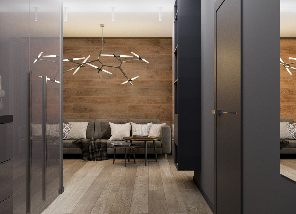 Интерьер 2-комнатной квартиры для молодого человека