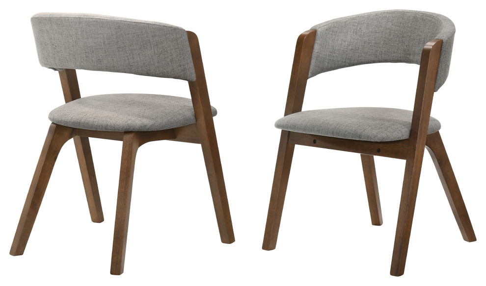 Rowan Accent Dining Chair Set of 2 Midcentury Dining Chairs by