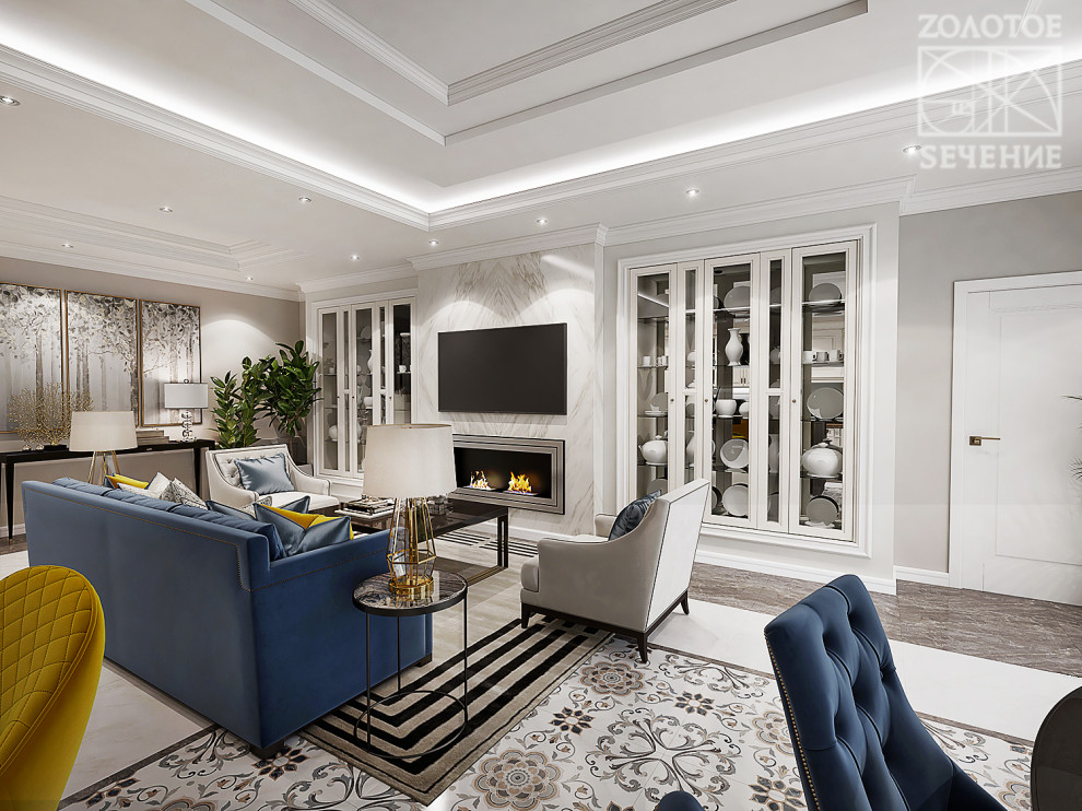 Современная классика в интерьере загородного дома