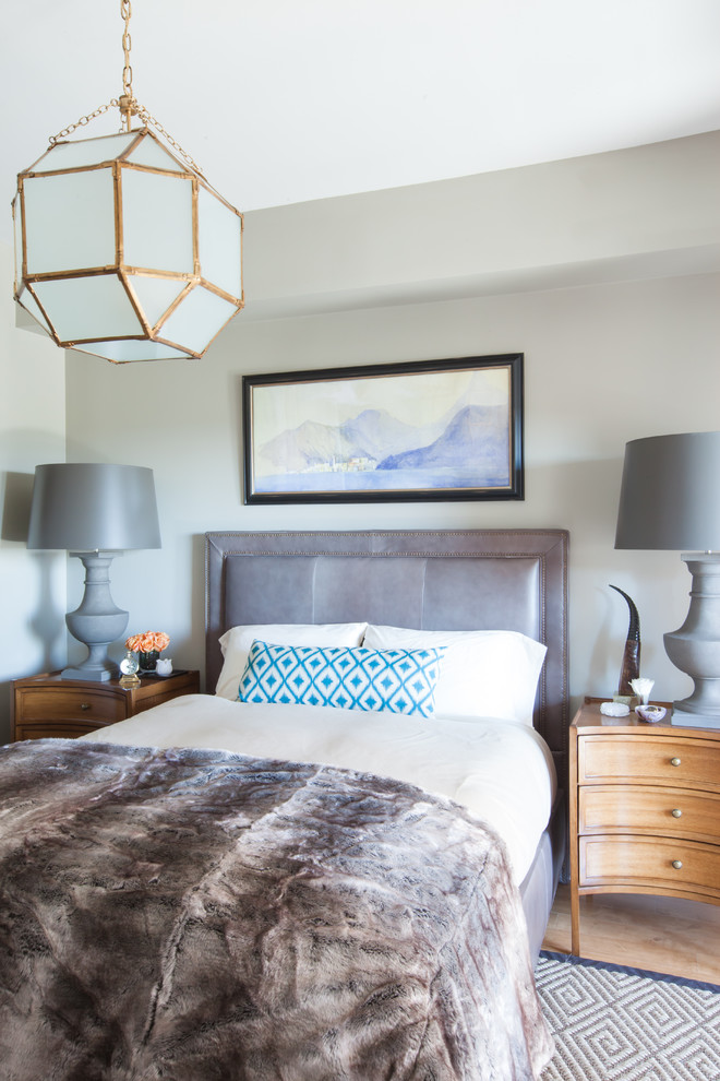 Photo of a transitional bedroom in Baltimore.