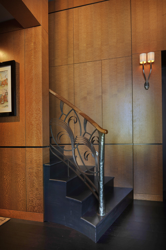 Photo of a contemporary staircase in Nashville.