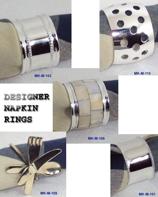 Silver Plated Napkin Rings