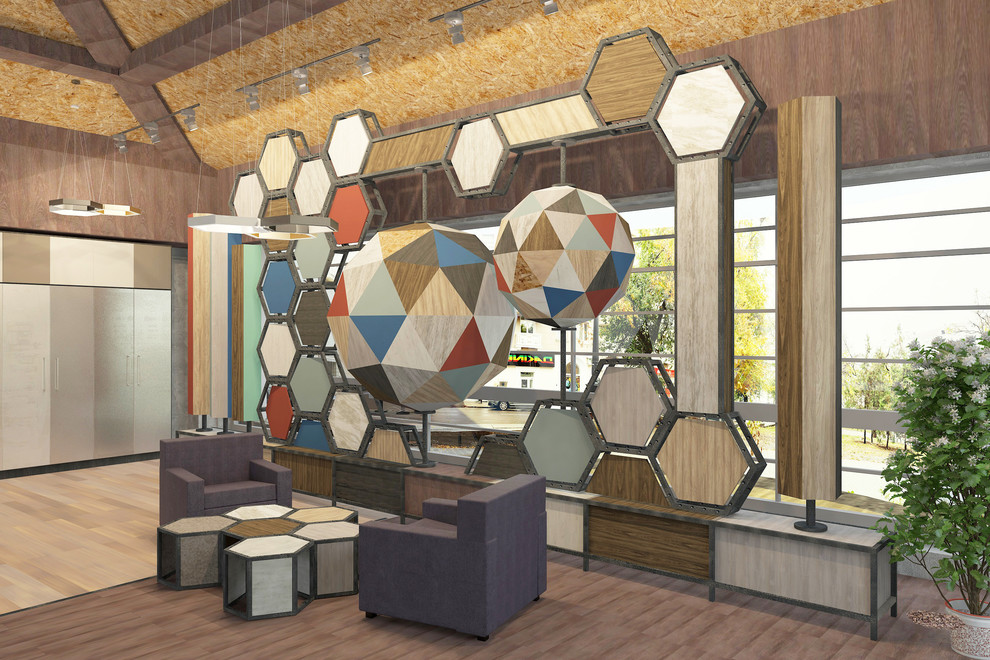 Эскиз Шоурума завода Кроношпан