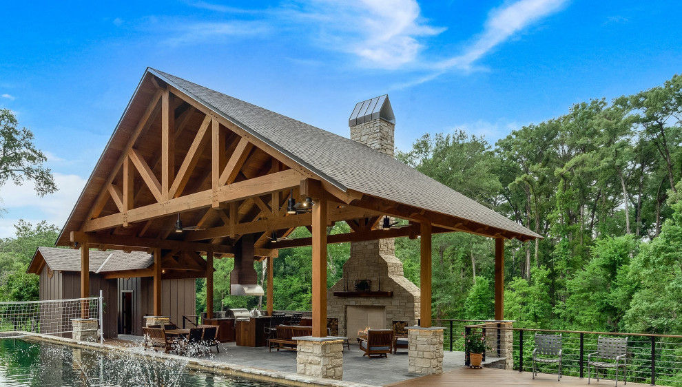 Timber Frame Outdoor Kitchen