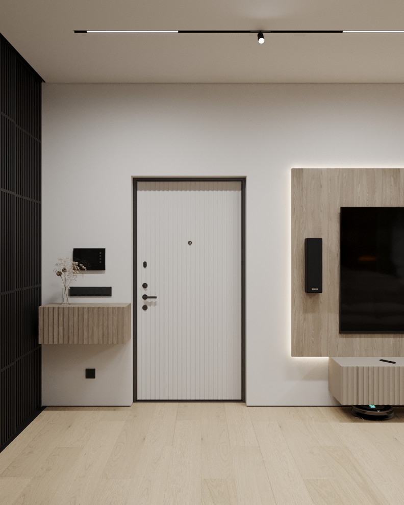 Двухкомнатная квартира в природных оттенках