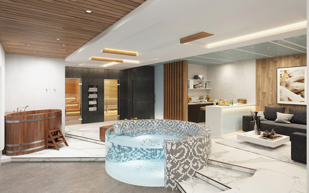 Спа зона в загородном доме