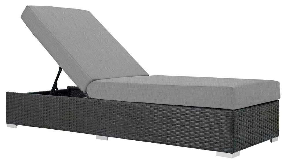 Modern Outdoor Lounge Chair Chaise Sunbrella Rattan Wicker Tropical Lounges By House Bound Houzz - Modern Outdoor Sofa With Chaise Lounge Modern Outdoor Lounge Chair Chaise Sunbrella Rattan Wicker Tropical Lounges By House Bound Houzz - Modern Outdoor Sofa With Chaise Lounge