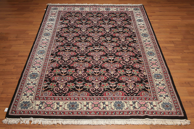 Hand Knotted Persian Oriental Traditional Wool Area Rug 8 8x11 7 Oriental Traditional Wool Area Rug