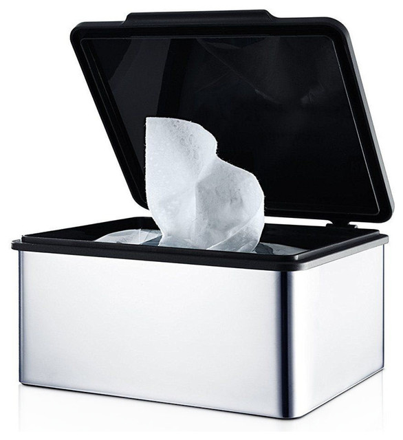 Blomus Menoto Stainless Steel Wet Wipe Storage Box Contemporary