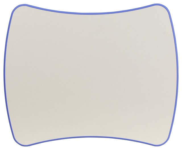 Blue Plastic Height Adjustable Activity Table With Gray Top, 21.875