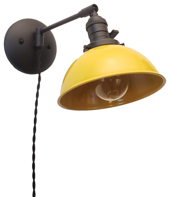 Details about   Industrial Swing Arm Wall Lamp Adjustable Sconce Lighting Fixture Plug in Indoor 