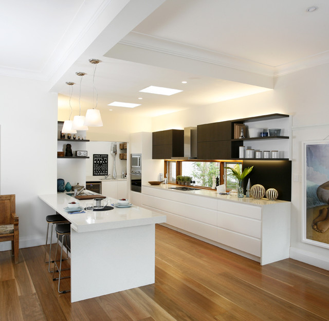 It s big and very sleek Modern Kitchen Sydney by 