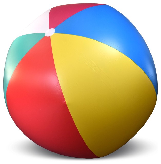 GoFloats Giant Inflatable Beach Ball, 6' - Contemporary - Pool Toys And Floats - by GoSports