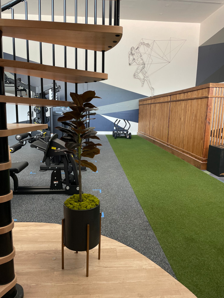 Brookhaven apartment building clubhouse and gym