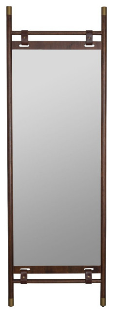 Brown Full Length Floor Mirror | Dutchbone Riva - Industrial - Floor  Mirrors - by Luxury Furnitures | Houzz