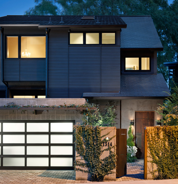Lake House trendy-hus-og-facade