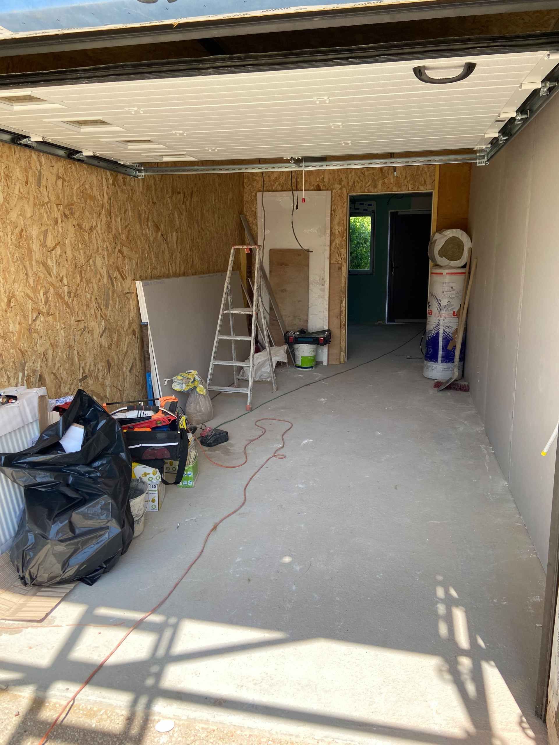 En cours de travaux - Extension d'une maison individuelle