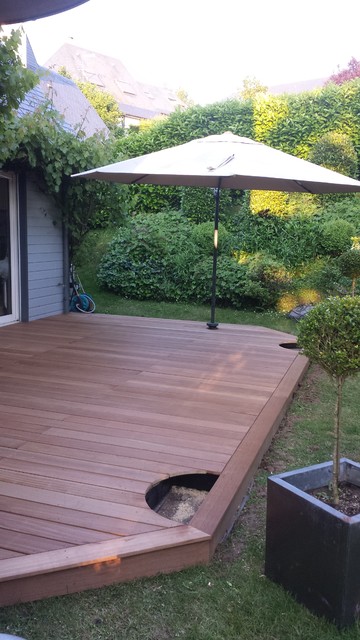 cr&eacute;ation terrasse 3 contemporary-deck
