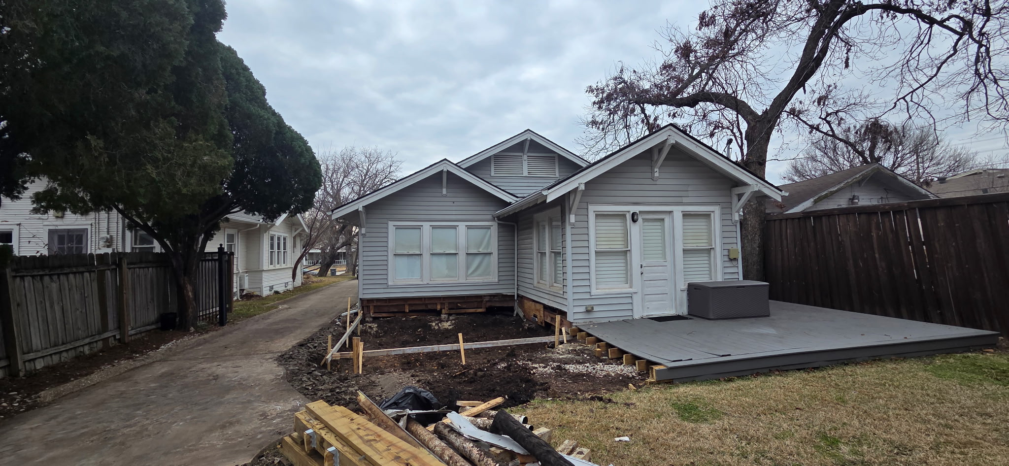 Watch the transformation of this home built in 1921, currently a 3 bedroom, 2 bathroom, but that is about the change.