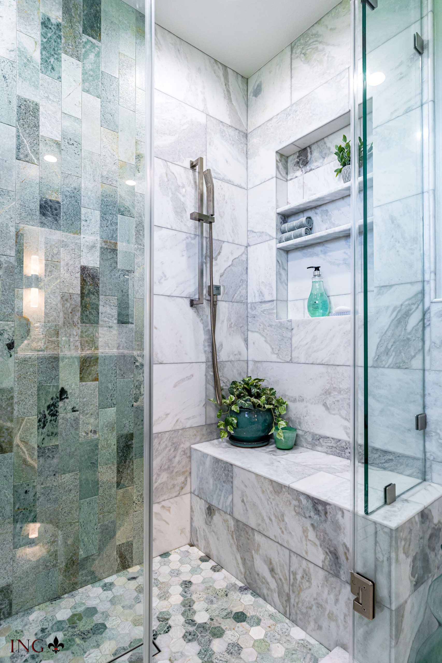 Shower Installation / Shower Tile, Enclosure and Fixtures