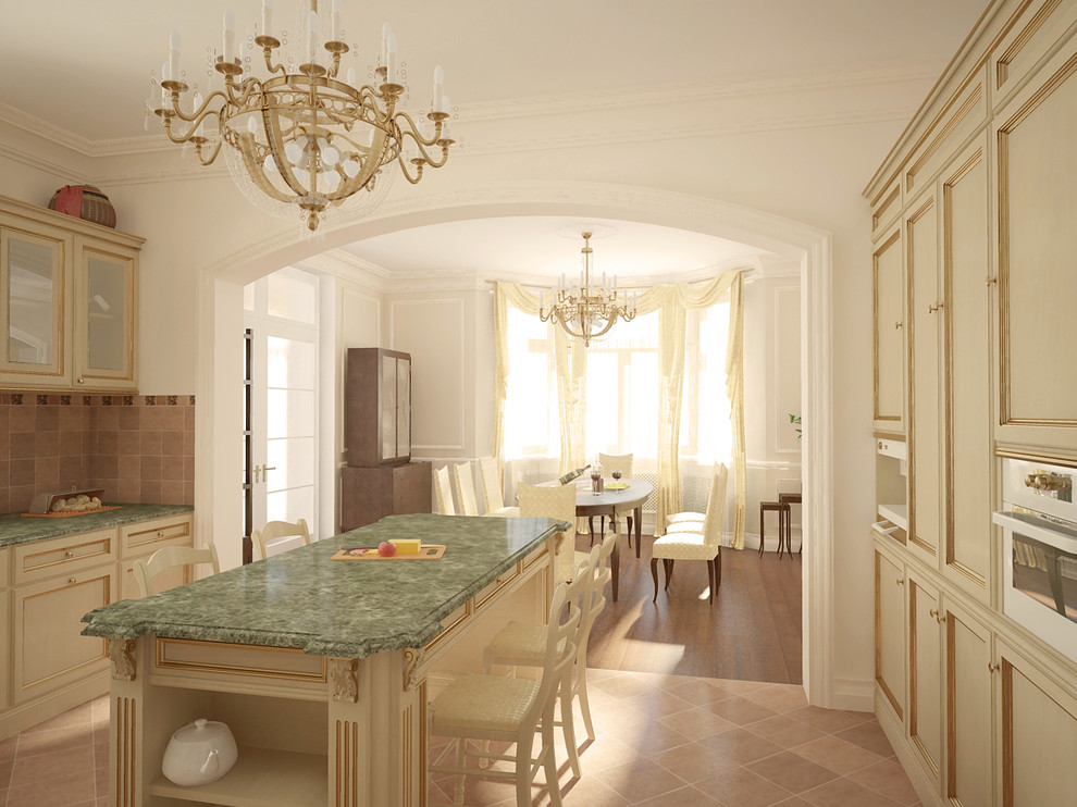 Дизайн интерьера кухни-столовой в частном доме