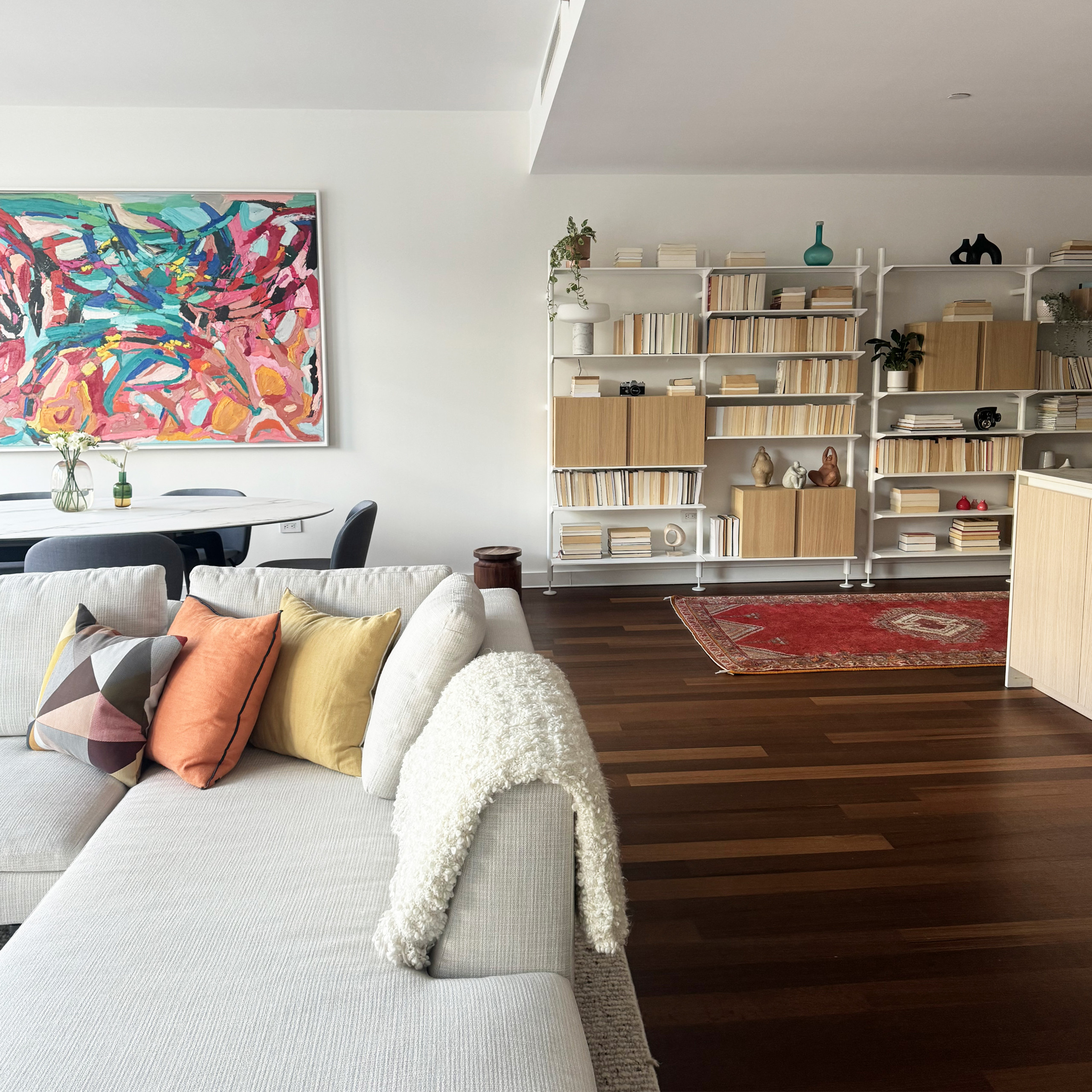 Living Dining Library Room