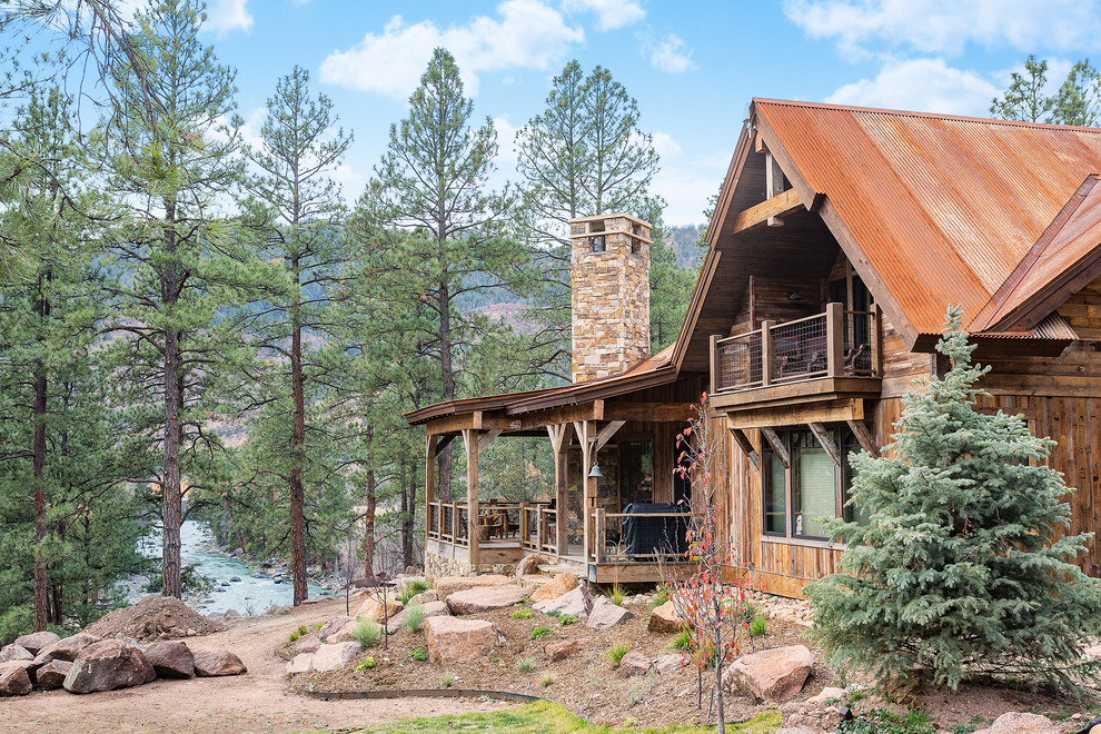 Home design - rustic home design idea in Albuquerque