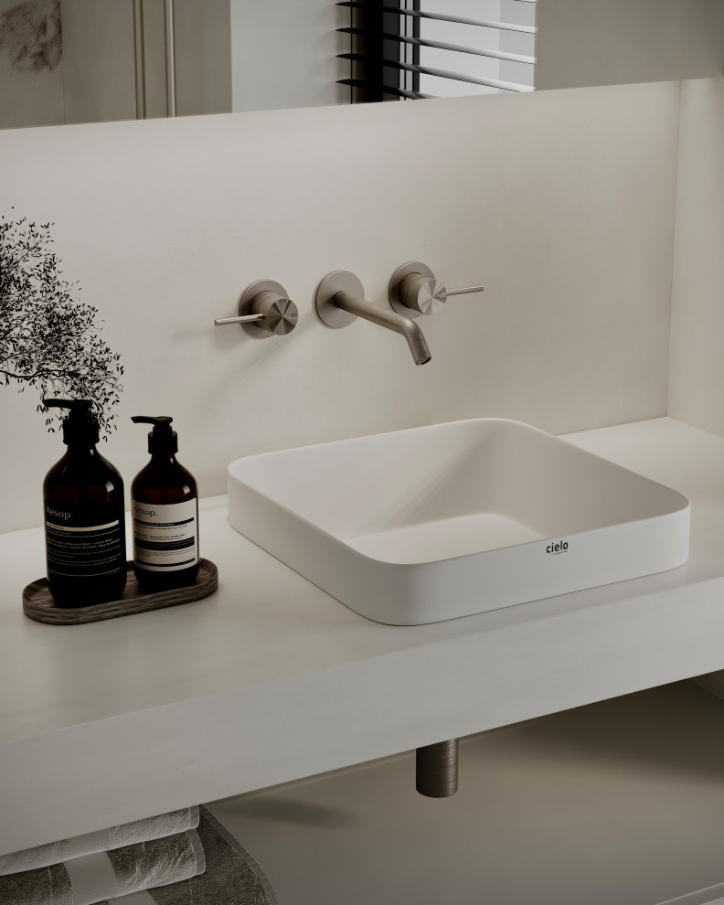 Проект санузла, выполненного в рамках мастер-спальни в загородном доме