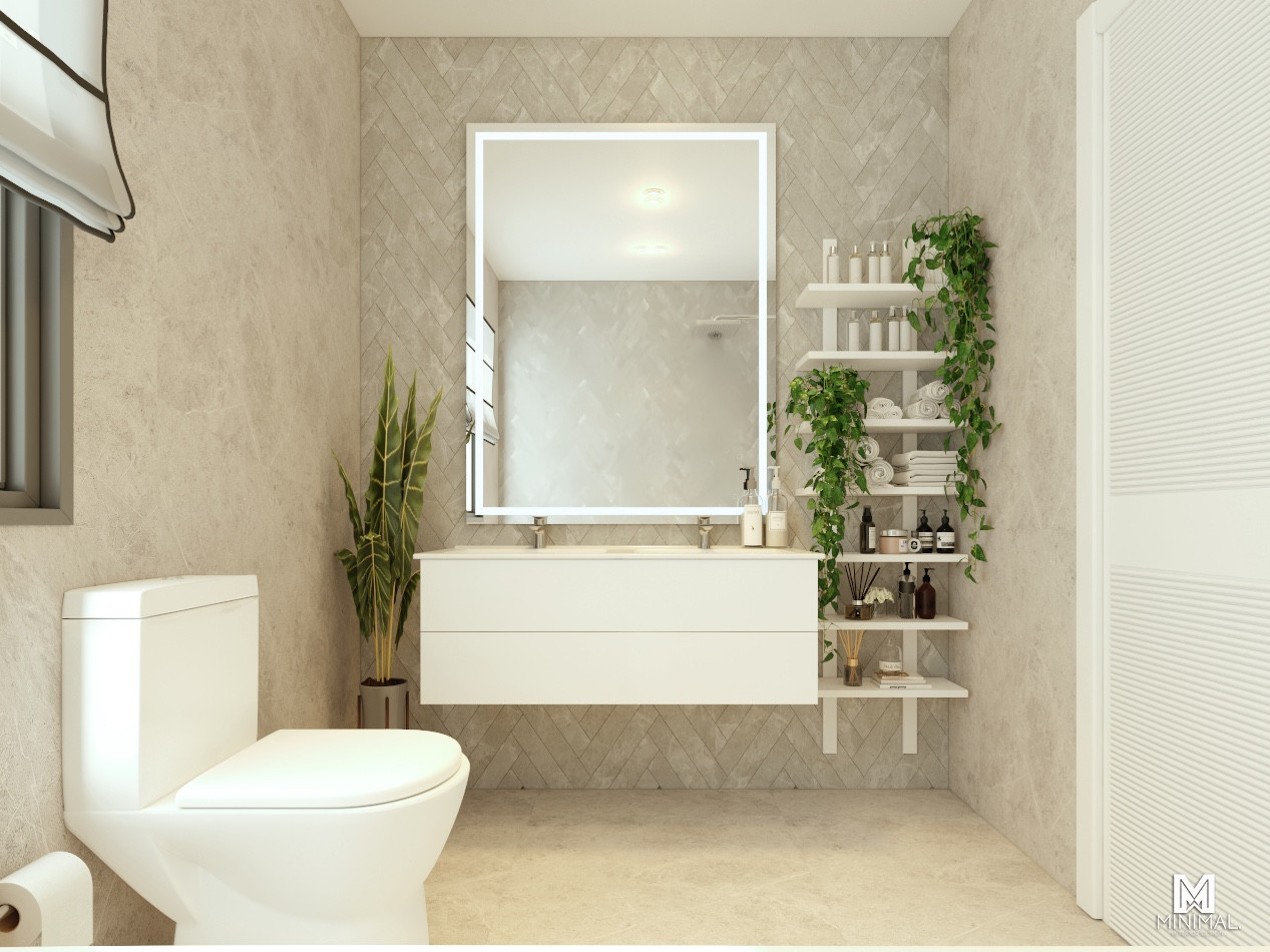 Cuxton Modern + Earthy Bathroom