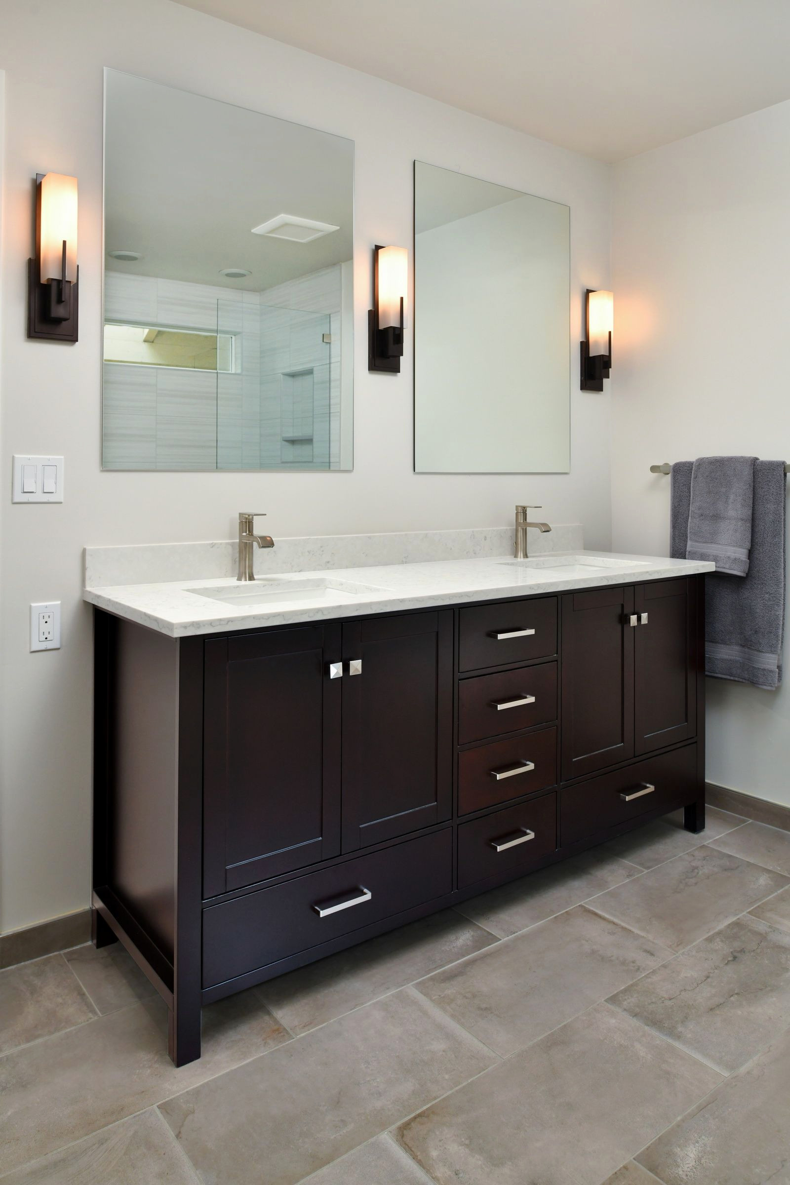 Master Bath - His & Hers