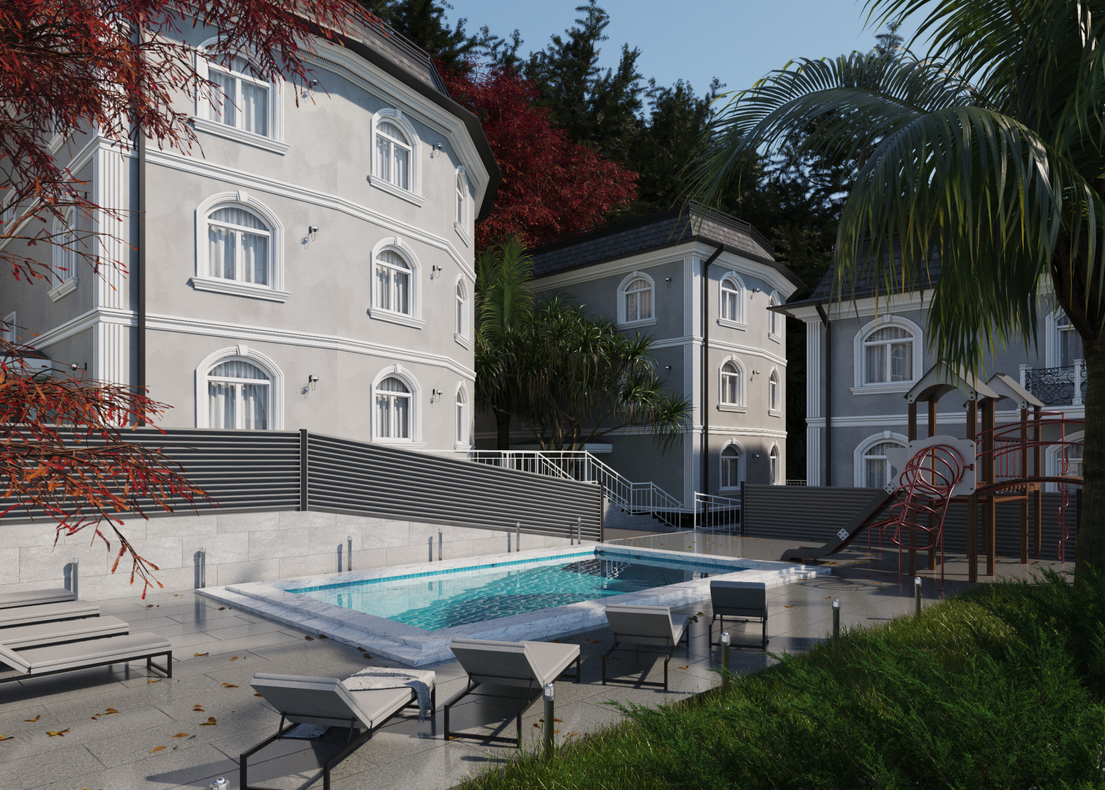 Комплекс квартирных домов г.Сочи (Якорная Щель)3