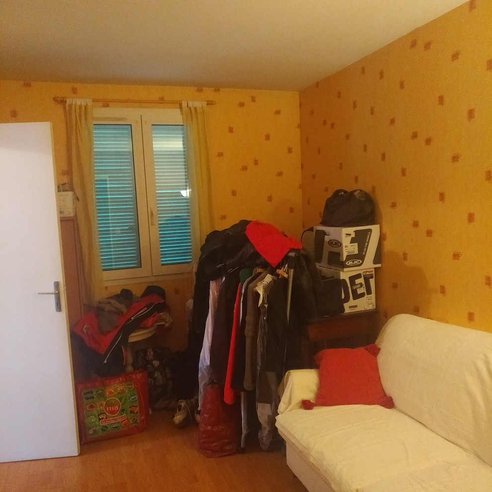 Maison familiale au style industriel