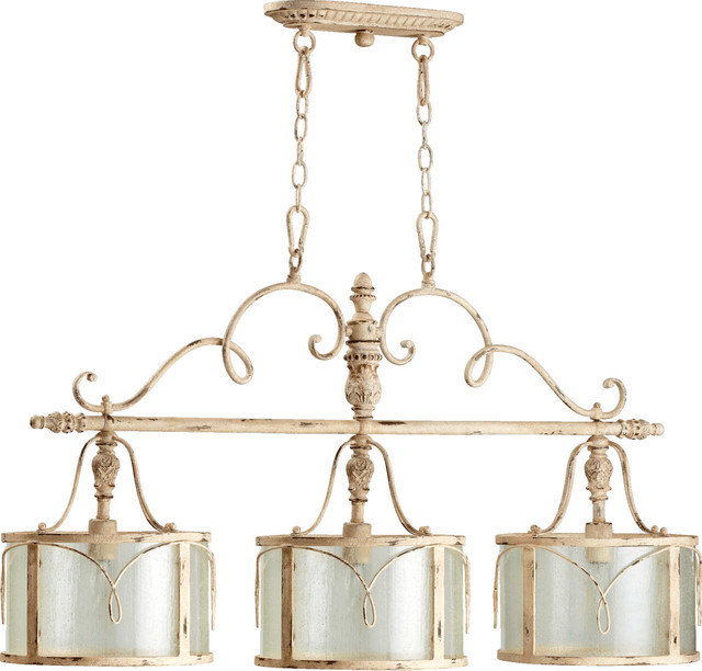 Quorum International 6506 3 Nto Light Island Billiard Nto 3 Light Island Persian White