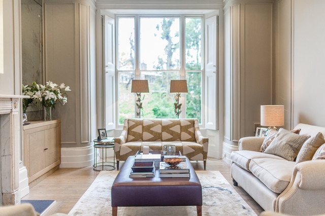 Notting Hill Townhouse eklektisk-vardagsrum