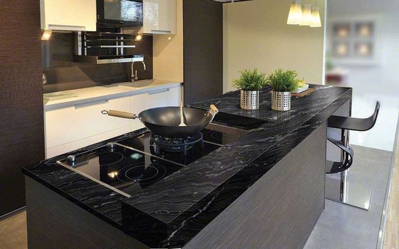 Agatha Black Granite Orange County By Msi Houzz