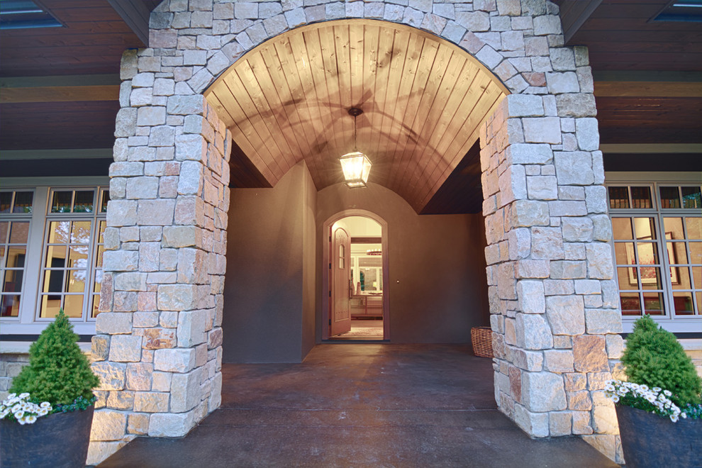 Home design - transitional home design idea in Calgary