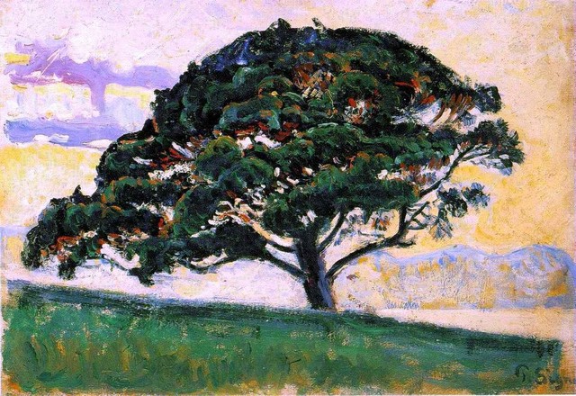 Paul Signac Pine St Tropez Wall Decal Contemporary Wall Decals By Art Megamart