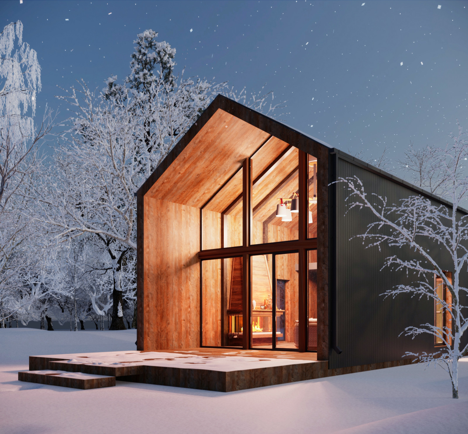 Новогодний барнхауз