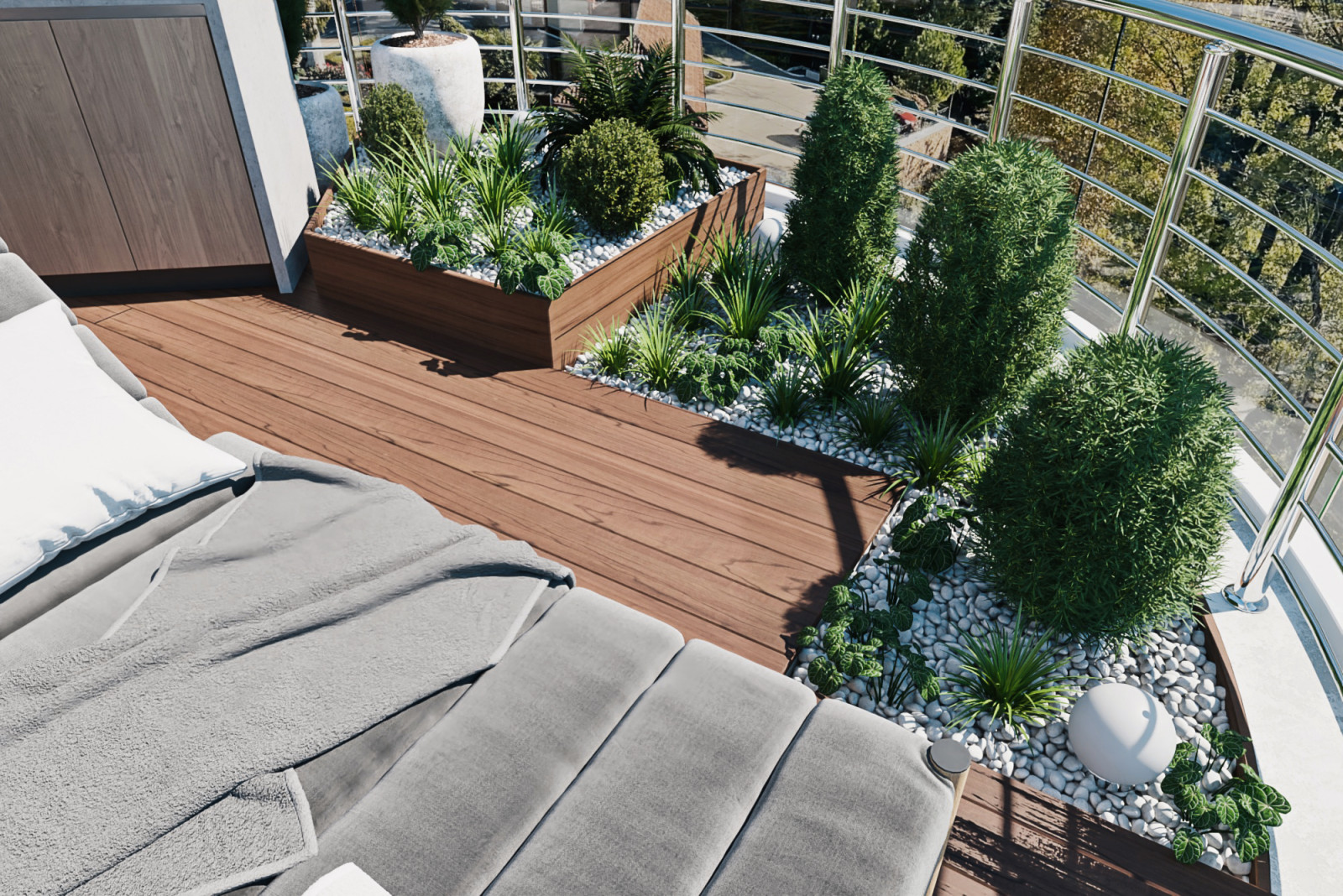 Терраса пентхауса в г. Сочи